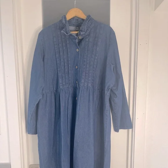 3x denim dress Grace & Grandeur Women's Plus Size Sleeveless Overall Dresses Casual Summer Midi Denim Dresses with Pockets 3X Dark Blue, Size: 3XL
